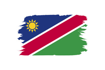 Namibia flag in vector design
