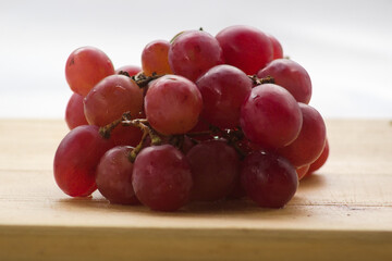Red Grapes in Close-Up