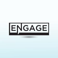 Design a modern logo for engage