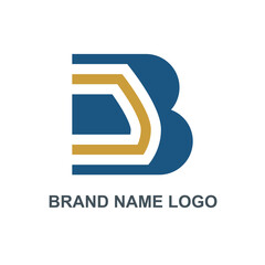 Letter B logo design. Vector sign. Business card templates