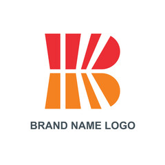 Letter B logo design. Vector sign. Business card templates
