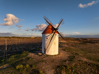 Molinos de Viento de Mota del Cuervo en Castilla la Mancha