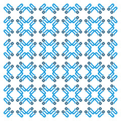 Seamless pattern oriental ornament