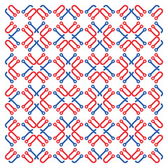 Islamic geometric seamless pattern