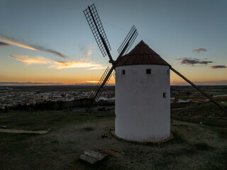Molinos de Viento de Mota del Cuervo en Castilla la Mancha
