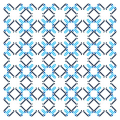 Creative ethnic style vector seamless pattern