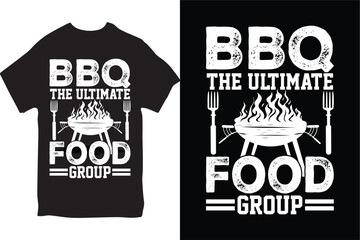 BBQ T-shirt Design. Funny BBQ T-shirt Design And BBQ Lovers & Grilling T-shirt Design.