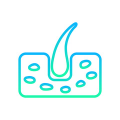 Human Skin Gradient Linear Style