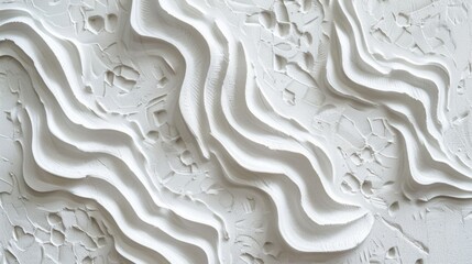 Silken Whispers: Luxurious Cream-Colored Fabric Waves Creating a Serene and Abstract Textural Landscape background