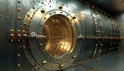 safe deposit bank vault