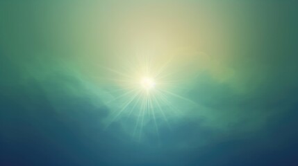 Obraz premium abstract Radiant Green Light Burst - Dynamic Energy and Natural Vitality Conceptual Background