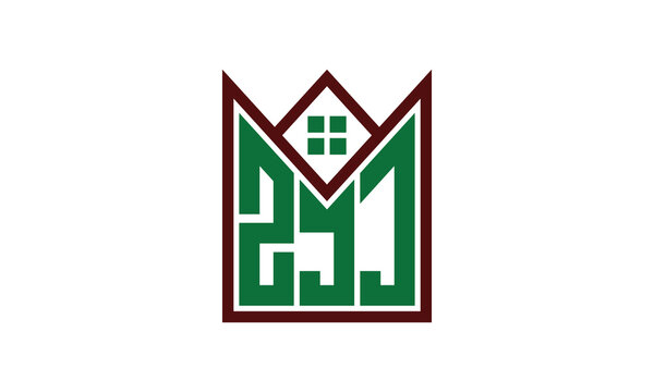 ZJJ initial letter real estate builders logo design vector. construction ,housing, home marker, property, building, apartment, flat, compartment, business, corporate, house rent, rental, commercial