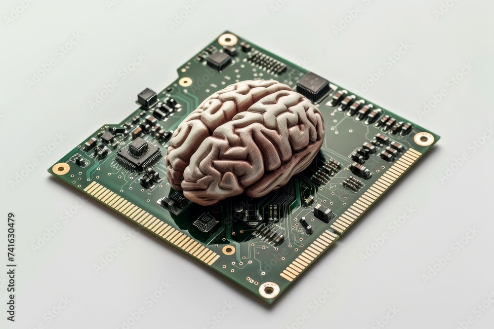 Aufkleber ai brain chip cmos. artificial intelligence brainwave driven device development mind proxy server ax