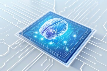 AI Brain Chip it governance. Artificial Intelligence electronic medical records mind computational geometry axon. Semiconductor life force energy circuit board mental progress