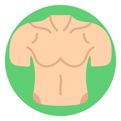 Male Chest Block Style