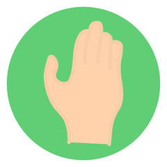 Obraz premium Hand Block Style