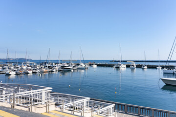 静岡県熱海市　熱海マリーナの風景