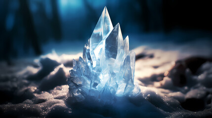 Top view of stunning bright crystals, shiny gemstones - obrazy, fototapety, plakaty