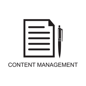 content management icon , communication icon