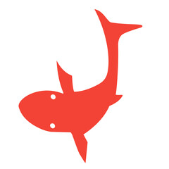 Koi fish vector icon