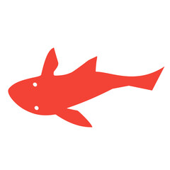 Koi fish vector icon