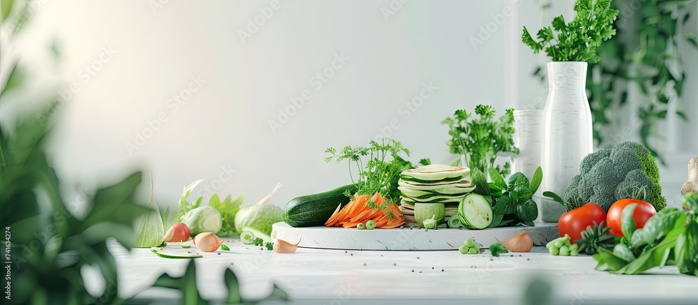 Poster vegetable zucchini pancakes. with copy space image. place for adding text or design