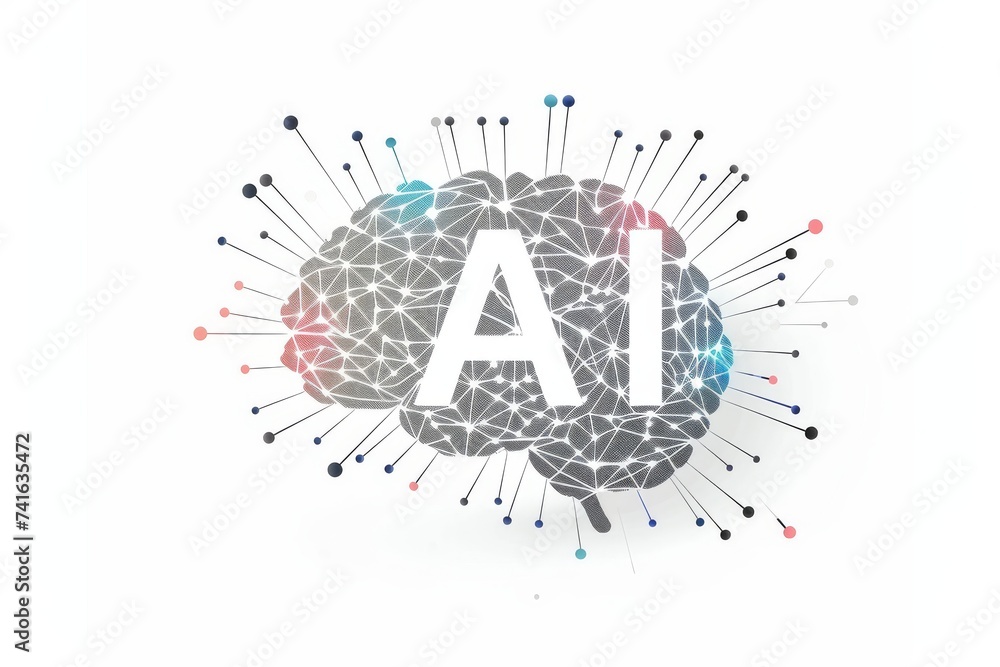 Poster ai brain chip neurotransmitter modulation. artificial intelligence fatigue mind neurotransmitter bal