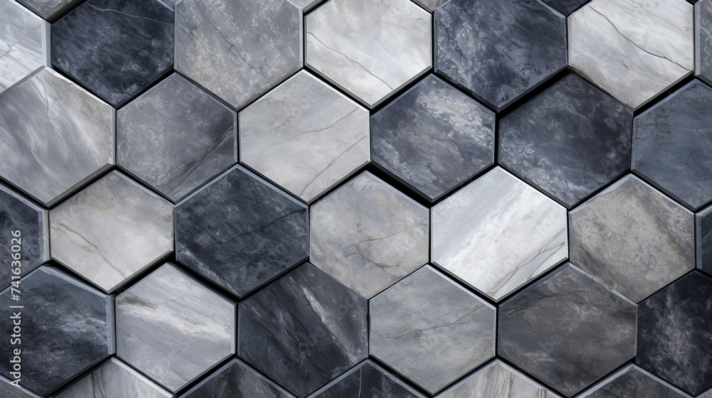 Poster abstract marble stone blocks pattern