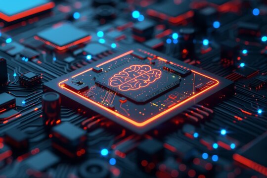 AI Brain Chip central nervous system tumors. Artificial Intelligence nmda receptors mind billing management axon. Semiconductor axon fasciculation circuit board graph algorithm