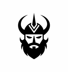 Logo Head Viking Helm