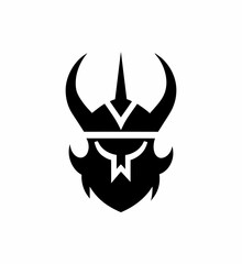 Logo Head Viking Helm