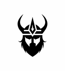 Logo Head Viking Helm Logo Head Viking Helm