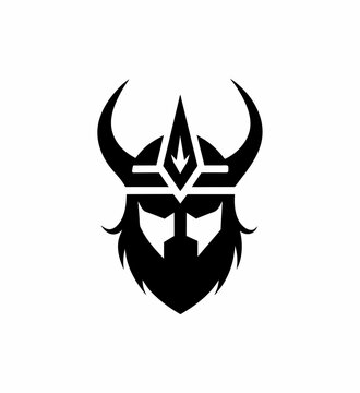 Logo Head Viking Helm Logo Head Viking Helm