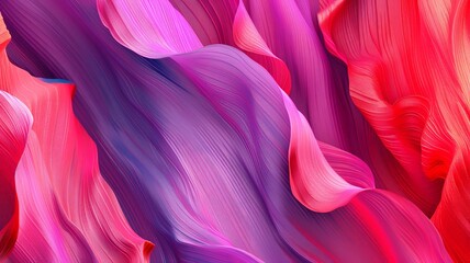 Abstract Colorful Waves Background with Vibrant Pink and Purple Hues