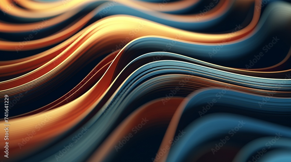Poster close up of 3d abstract pattern art