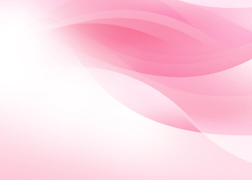 Soft light pink background with curve pattern graphics for illustration wallpaper banner website backdrop