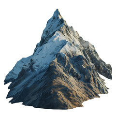 Mountain Landscape Top View - Isolated Transparent PNG