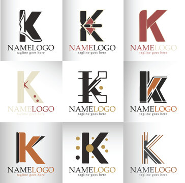 Vector Assortment of K-Letter Logos