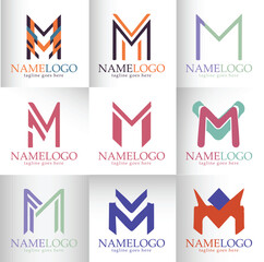 Vector Series of M-Letter Logos