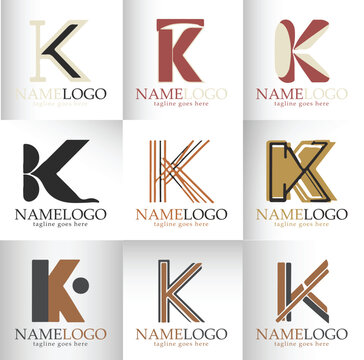 Vector Assortment of K-Letter Logos