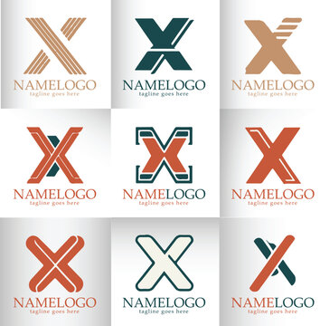 Vector Collection of Creative X-Letter Logos