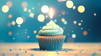 Celebration theme cake background with copy space