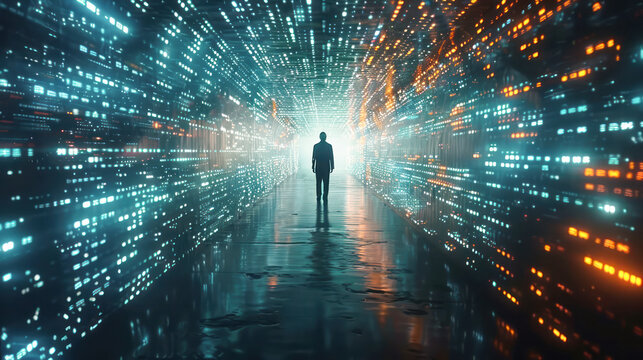 Digital integration, technology and seamless processes for businesses. Streamlining operations, enhancing efficiency .AI