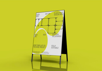 3d Outdoor Banner Mockup