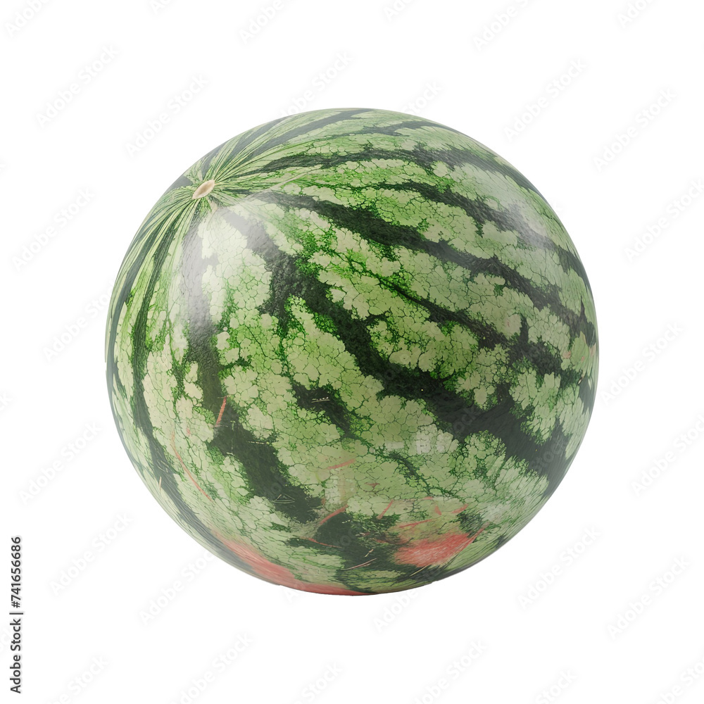 Poster watermelon isolated, clipping path, full depth of field