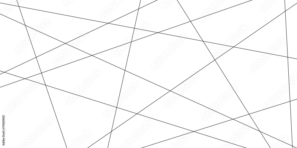 Poster abstract lines with white, black background creative and geometric shape background. abstract seamle