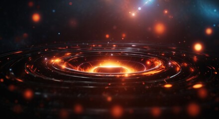 Science Fiction Black Hole Backdrop