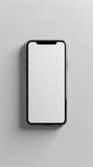 Maqueta de m&oacute;vil con espacio para texto. Formato vertical. Generado por IA.