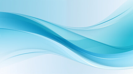 Obraz premium Néon effet flou, fumée, vague en mouvement, bleu électrique et clair sur fond blanc. Pour conception et création graphique, bannière 