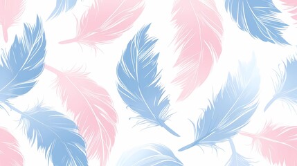Obraz premium bird feathers background pattern, banner, wings background picture, seamless background